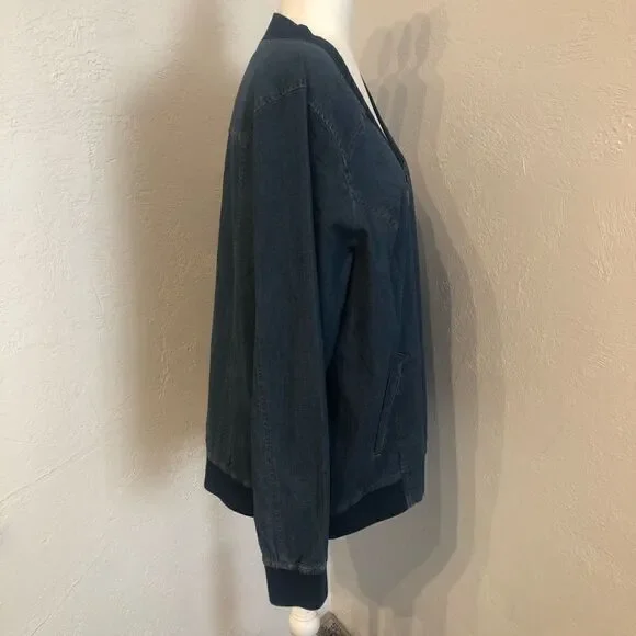 Denim & Co. Chambray Jean Jacket - Picture 4 of 8